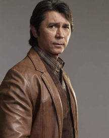 Longmire Henry Standing Bear Leather Blazer Longmire Henry Standing Bear Leather Blazer