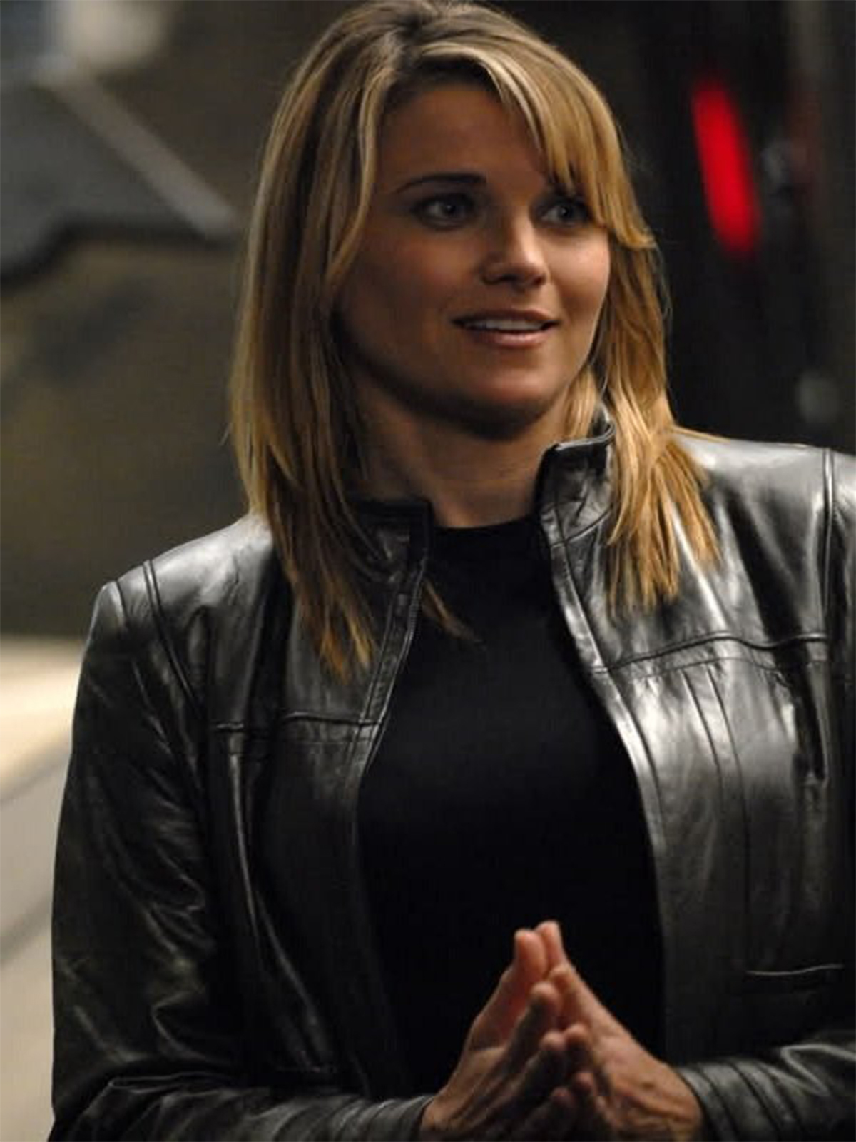 Lucy Lawless Battlestar D’Anna Biers Coat