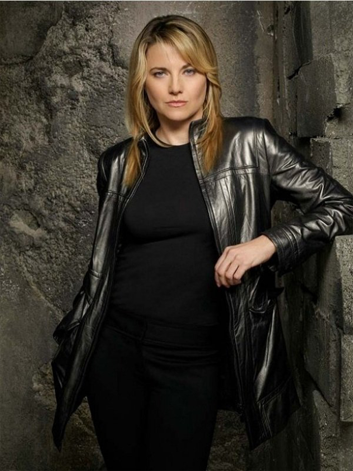 Lucy Lawless Battlestar D’Anna Biers Coat