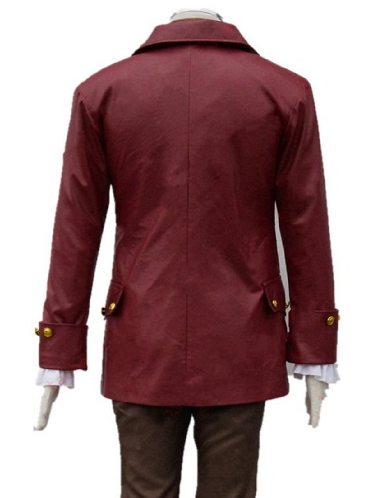 Luke Evans Beauty and Beast Leather Coat