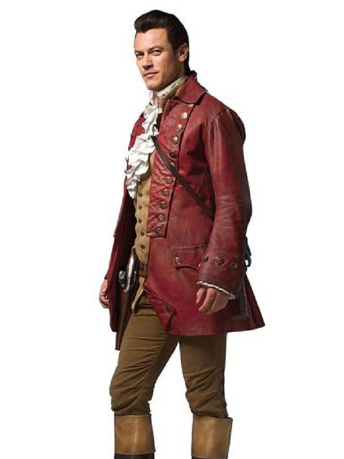 Luke Evans Beauty and Beast Leather Coat