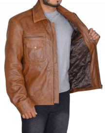 Mads Mikkelsen Brown Jacket