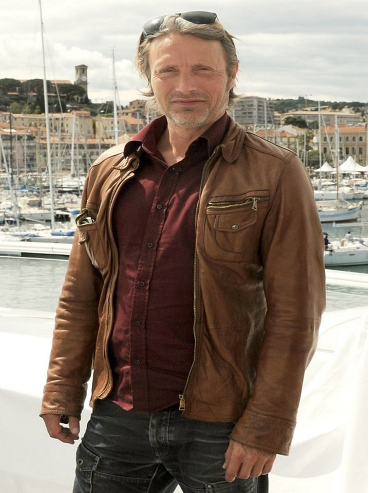 Mads Mikkelsen Leather Jacket