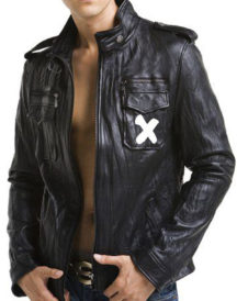 Manny Montana Lucife Pops Black Leather Jacket