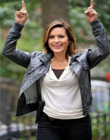 Mariska Hargitay Law & Leather Jacket