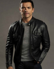 Mark Consuelos Riverdale Black Leather Jacket