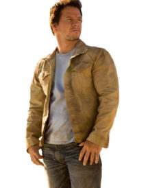 Mark Wahlberg Transformers Brown Cotton Jacket