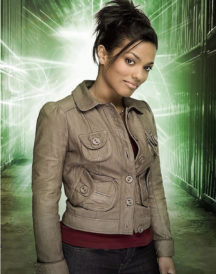 Martha Jones Stylish Grey Leather Jacket