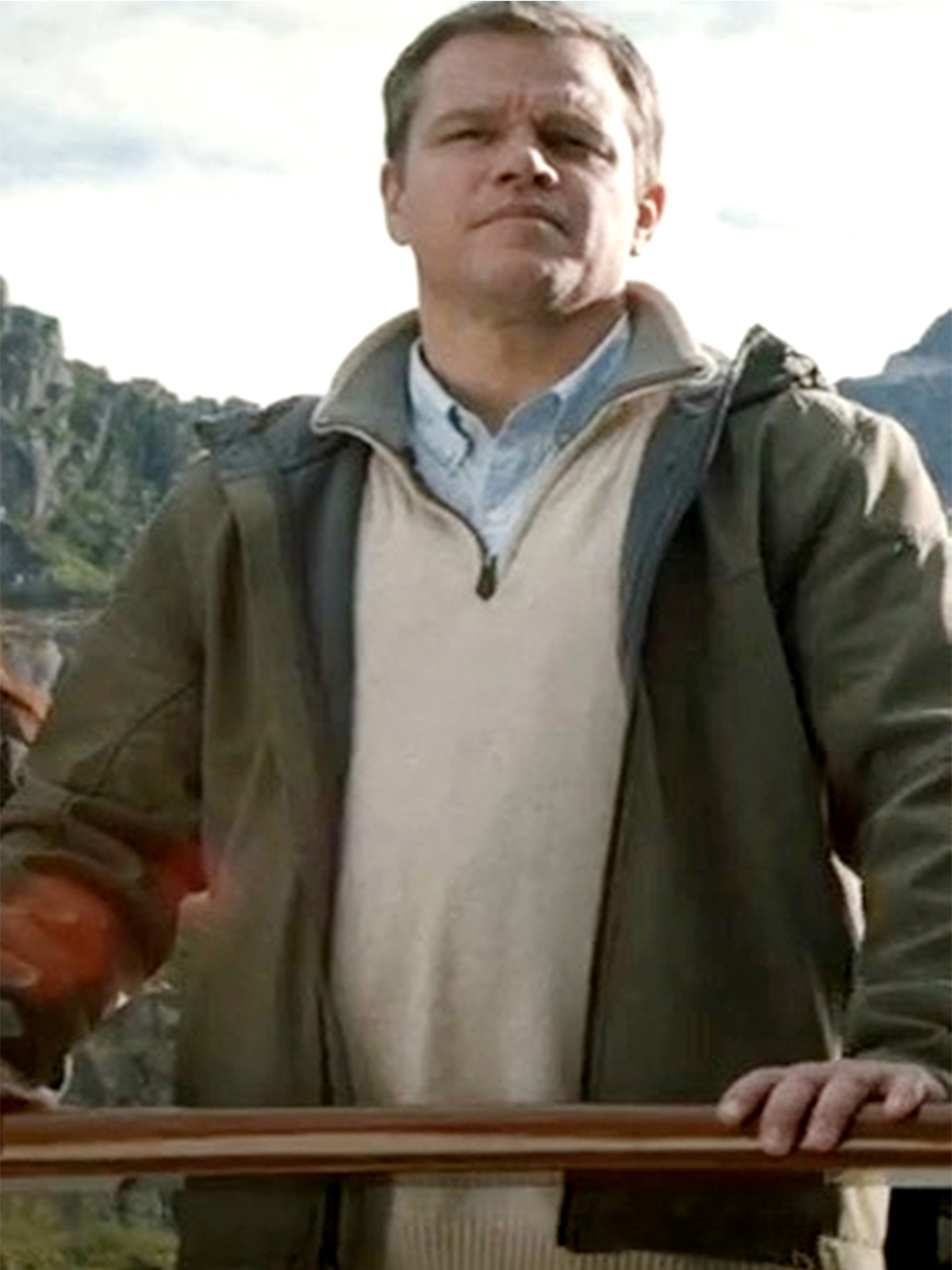 Matt Damon Downsizing Hoodie Jacket