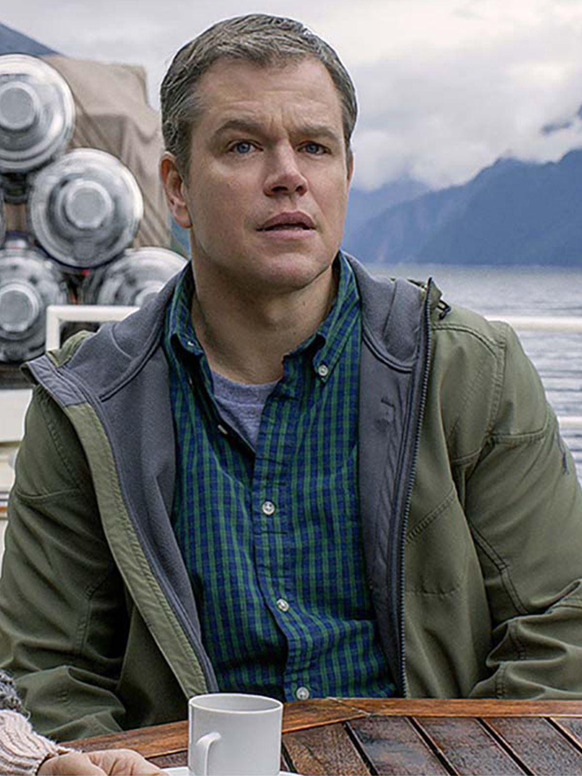 Matt Damon Downsizing Hoodie Jacket