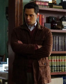 Matt McGorry Brown Leather Jacket Matt McGorry Brown Leather Jacket