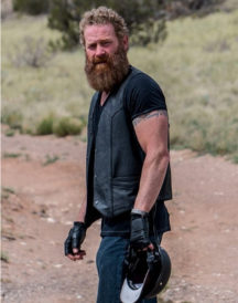 Max Martini SGT. Will Gardner Biker Vest