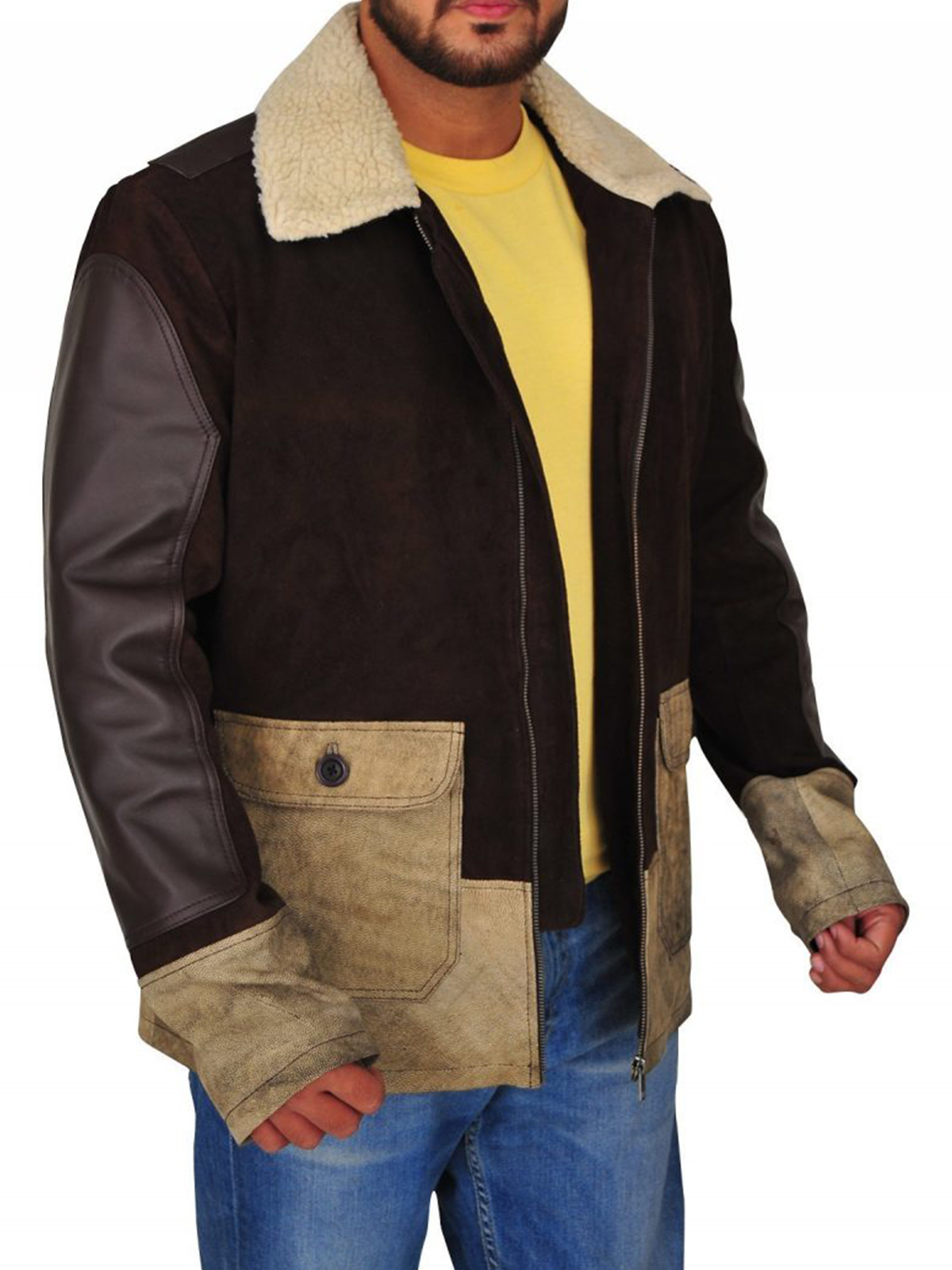 Maze Runner Newt Fur Jacket