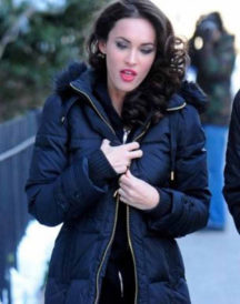 Megan Fox Black Smart Coat