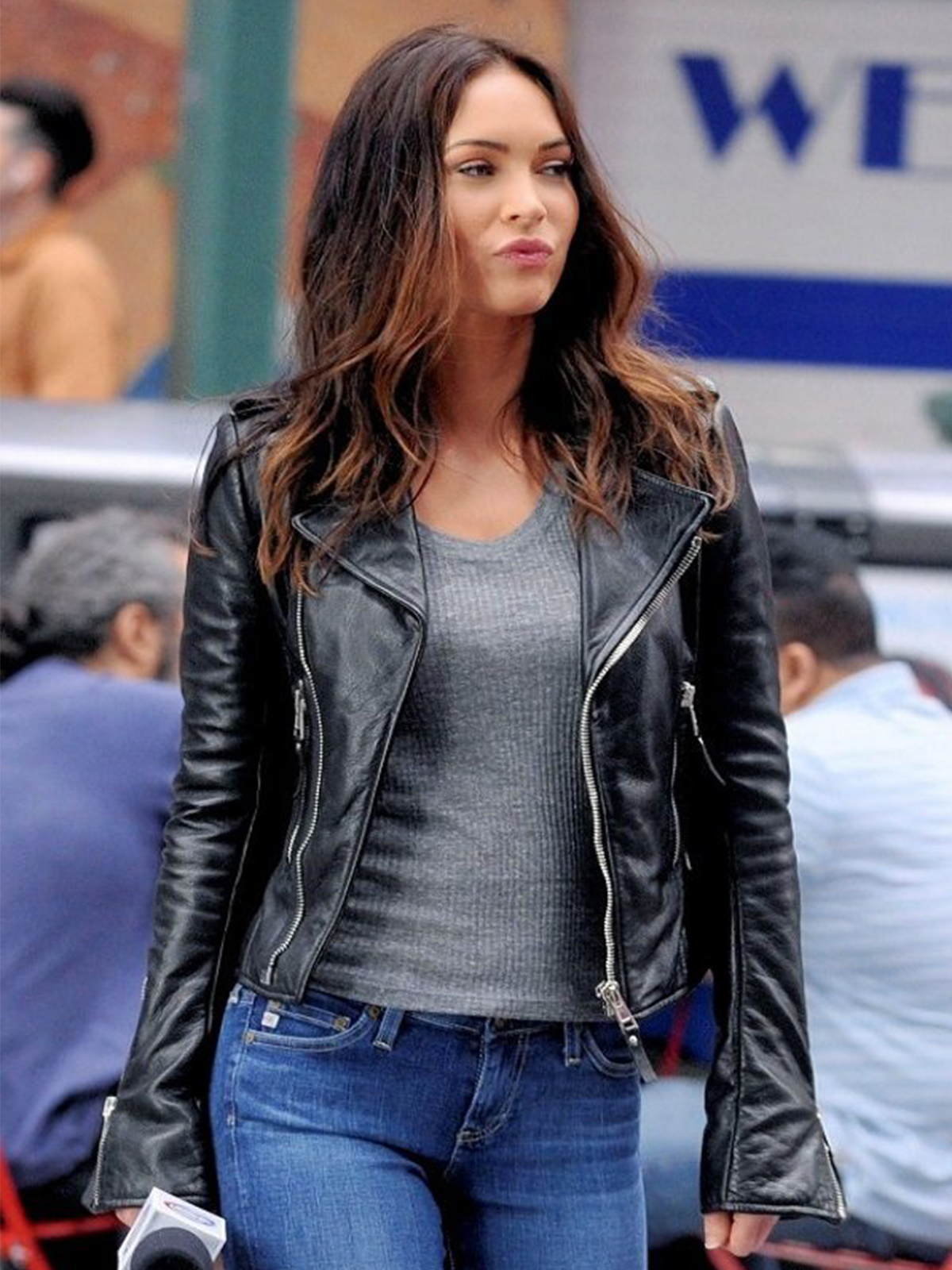 Megan Fox Teenage Mutant Ninja 2 Black Jacket