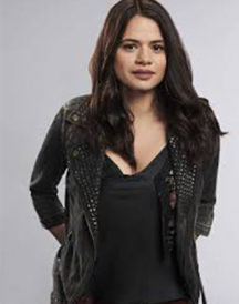 Melonie Diaz Charmed Series Black Leather Jacket