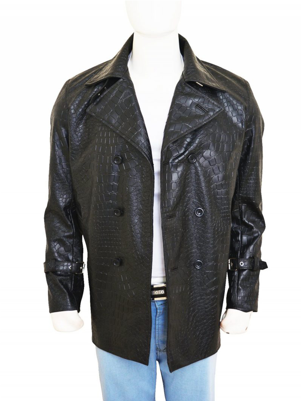 Burberry Alligator Crocodile Style Jacket