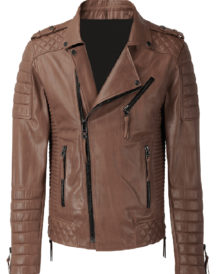 Men Quilted Creased Jacket