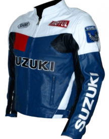 Men’s Suzuki Blue And Motorcycle Jacket