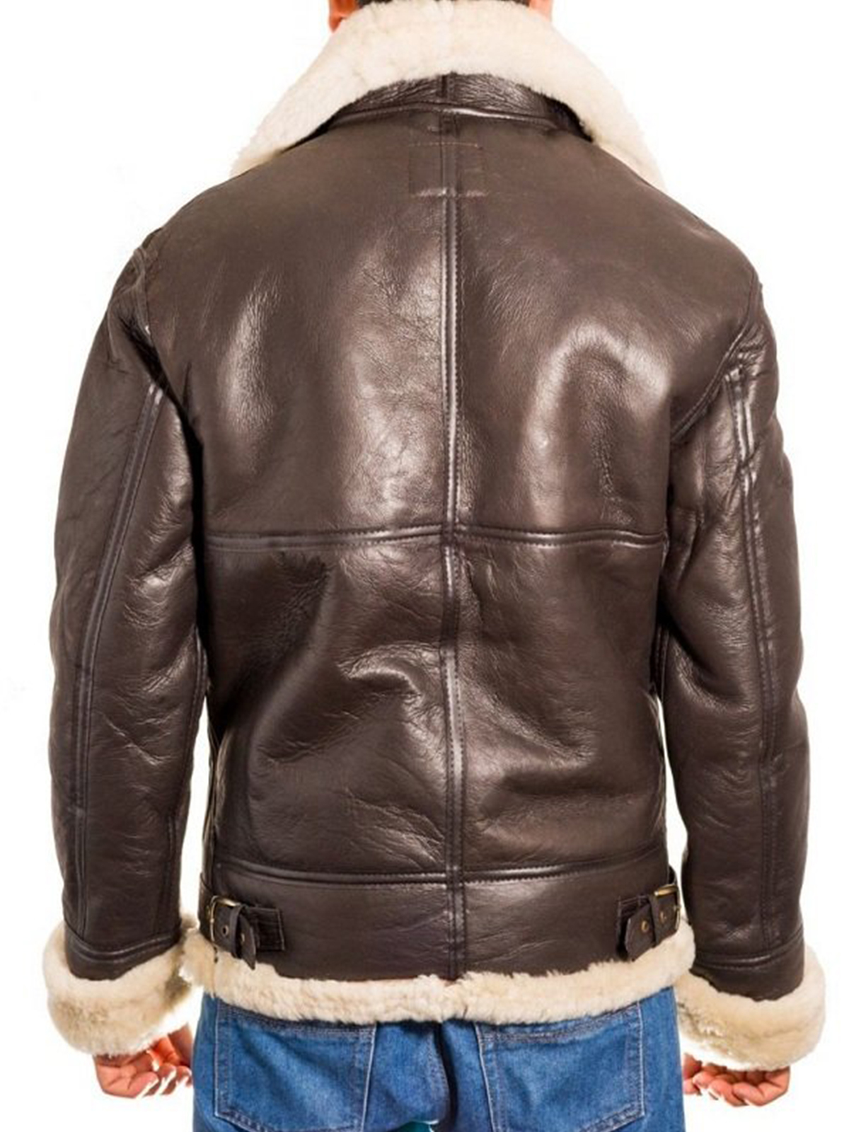Michael B Jordan Shearling Leather Jacket