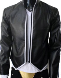 Michael Jackson Heal The World Black Leather Jacket