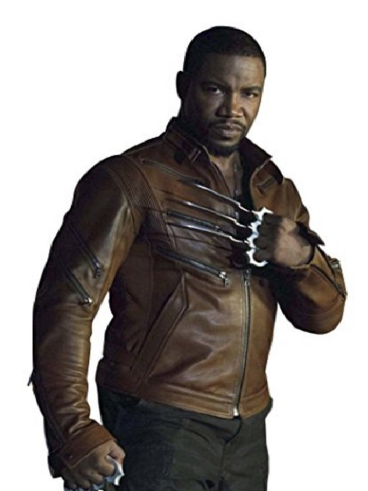 Michael Jai White Arrow Leather Jacket