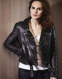 Michelle Dockery Good Behavior Leather Jacket