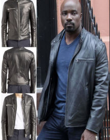 Mike Colter The Defenders Leather Jacket