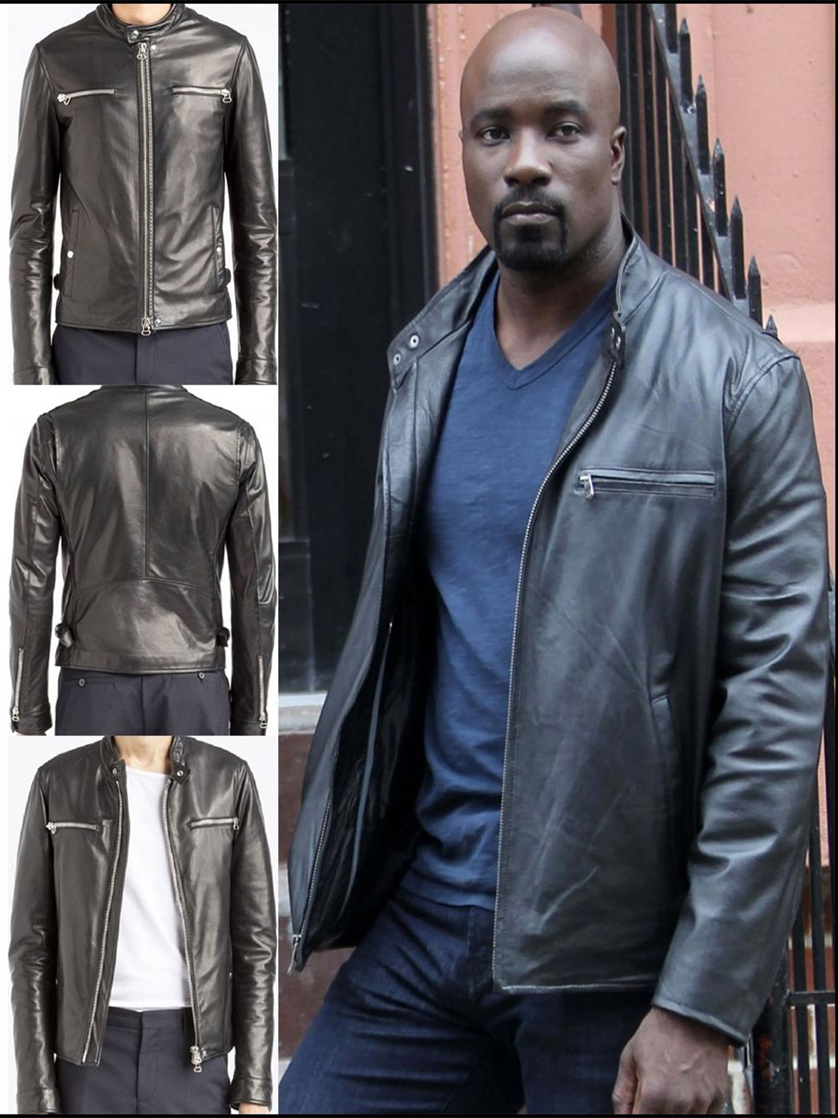 Mike Colter The Defenders Leather Jacket - Stars Jackets