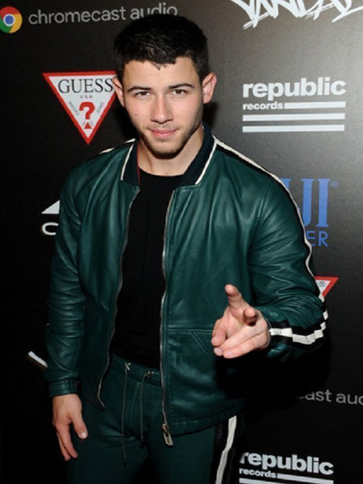 Mtv Nick Jonas Green Jacket