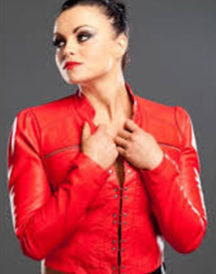 Red WWE Diva Aksana Jacket