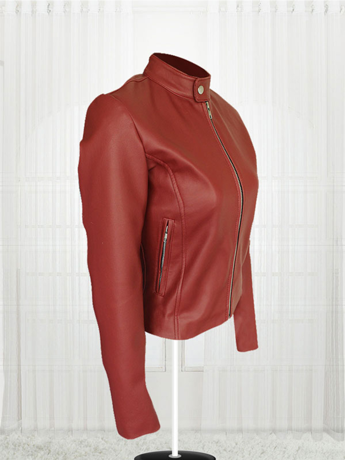 Stylish Maroon Color Women Jacket