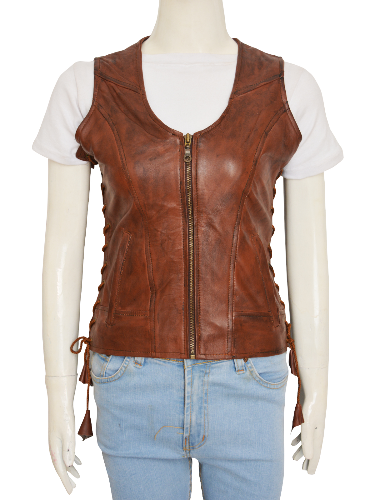The Walking Dead Danai Gurira Michonne Leather Vest
