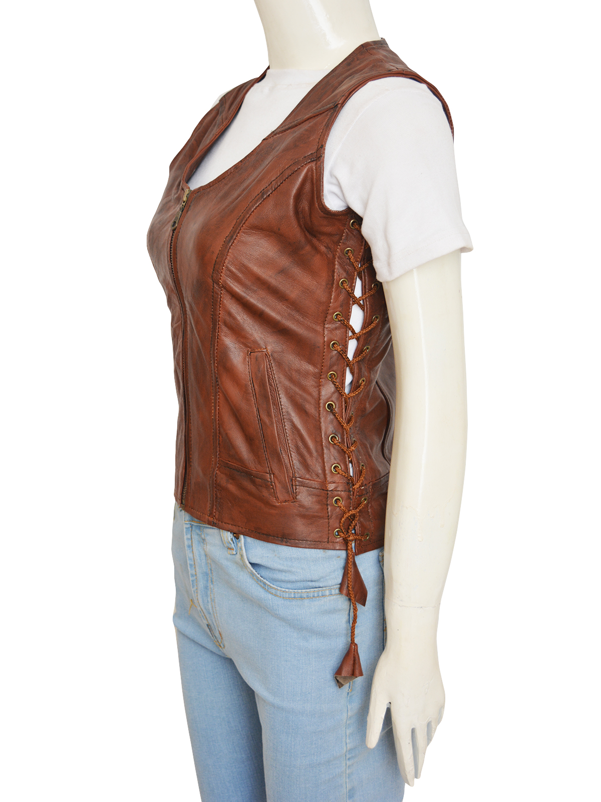 The Walking Dead Danai Gurira Michonne Leather Vest