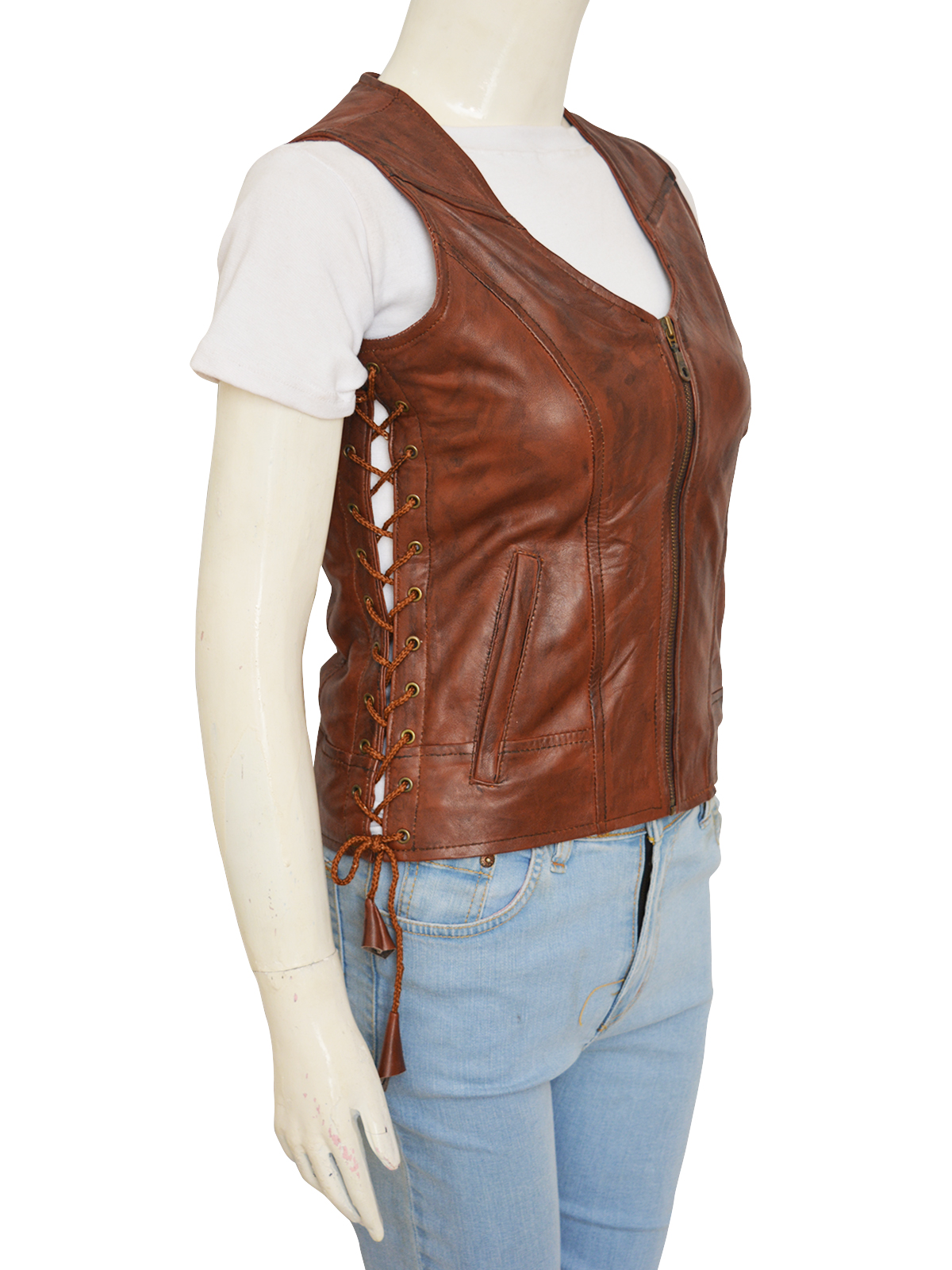The Walking Dead Danai Gurira Michonne Leather Vest