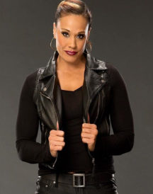 WWE Tamina Snuka Leather Vest