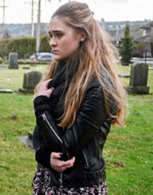 A Million Little Things Lizzy Greene Leather Jacket