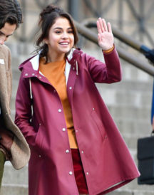 A Rainy Day in York Chan Tyrell Red Hoodie