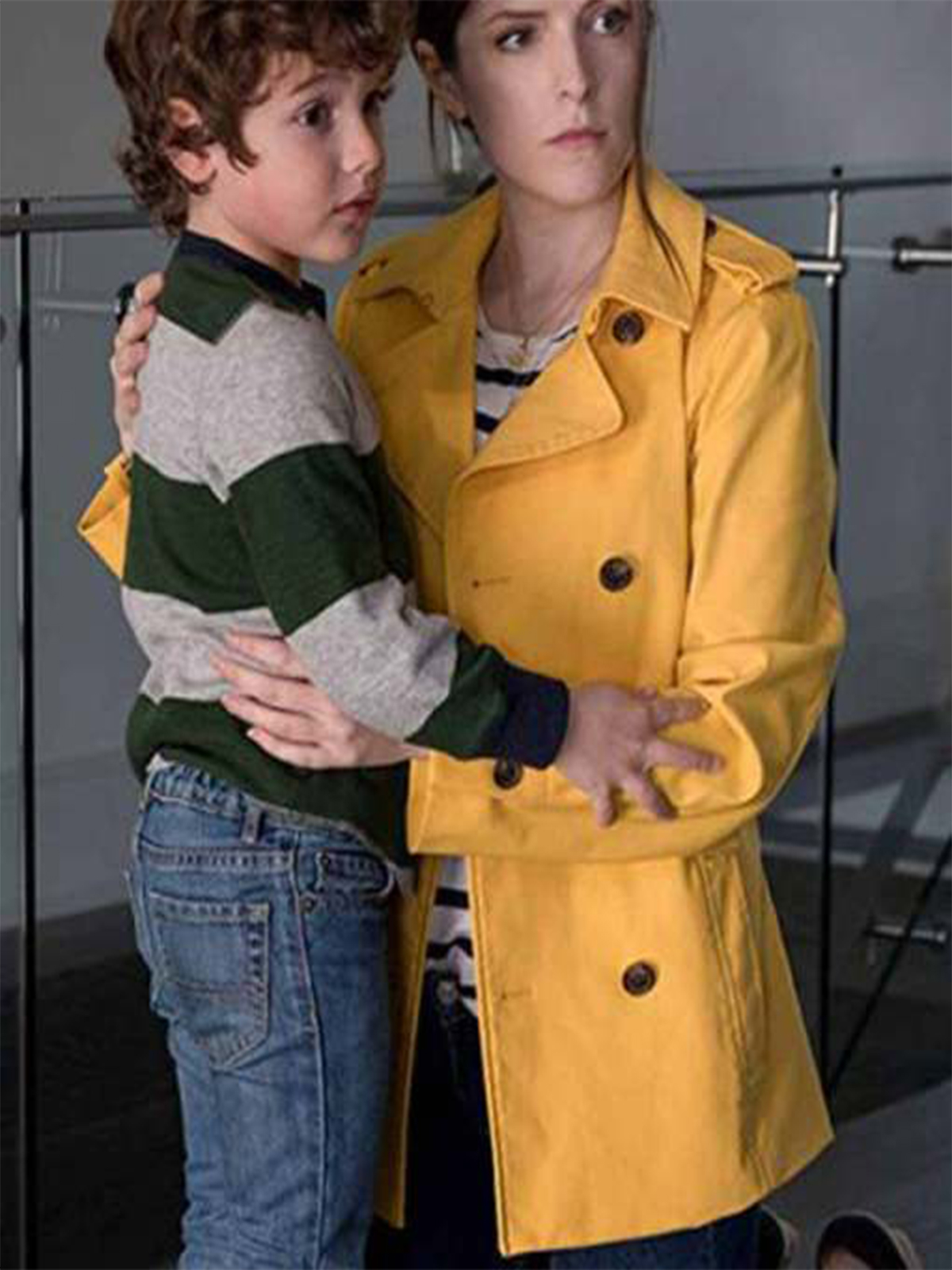 A Simple Favor Anna Kendrick Double Breasted Yellow Jacket