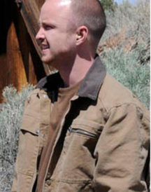 Aaron Paul Breaking Bad Brown Cotton Jacket