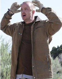 Aaron Paul Breaking Bad Brown Jacket