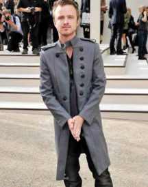 Aaron Paul London Fashion Week Coat Aaron Paul London Fashion Week Coat