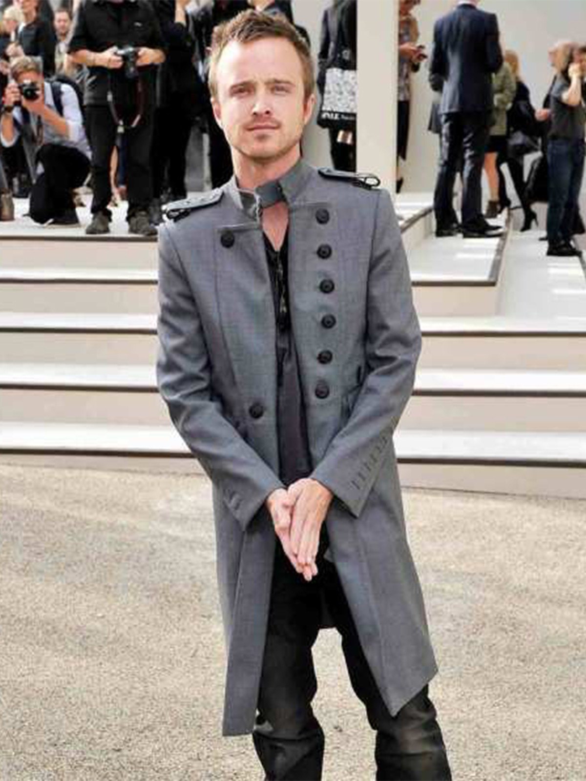 Aaron Paul London Fashion Coat