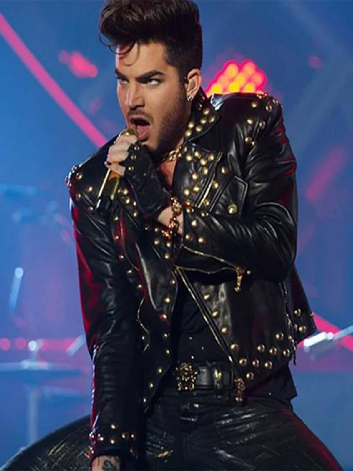 Adam Lambert Black Jacket