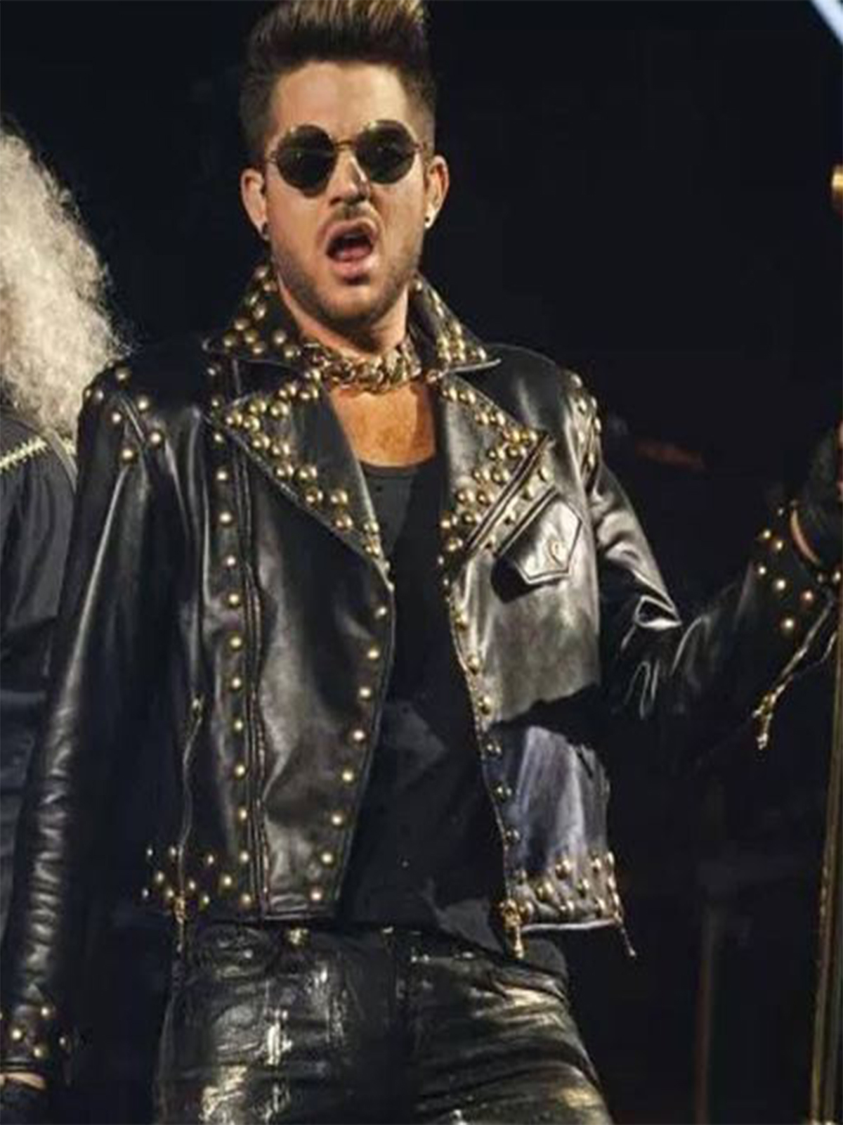 Adam Lambert Black Jacket