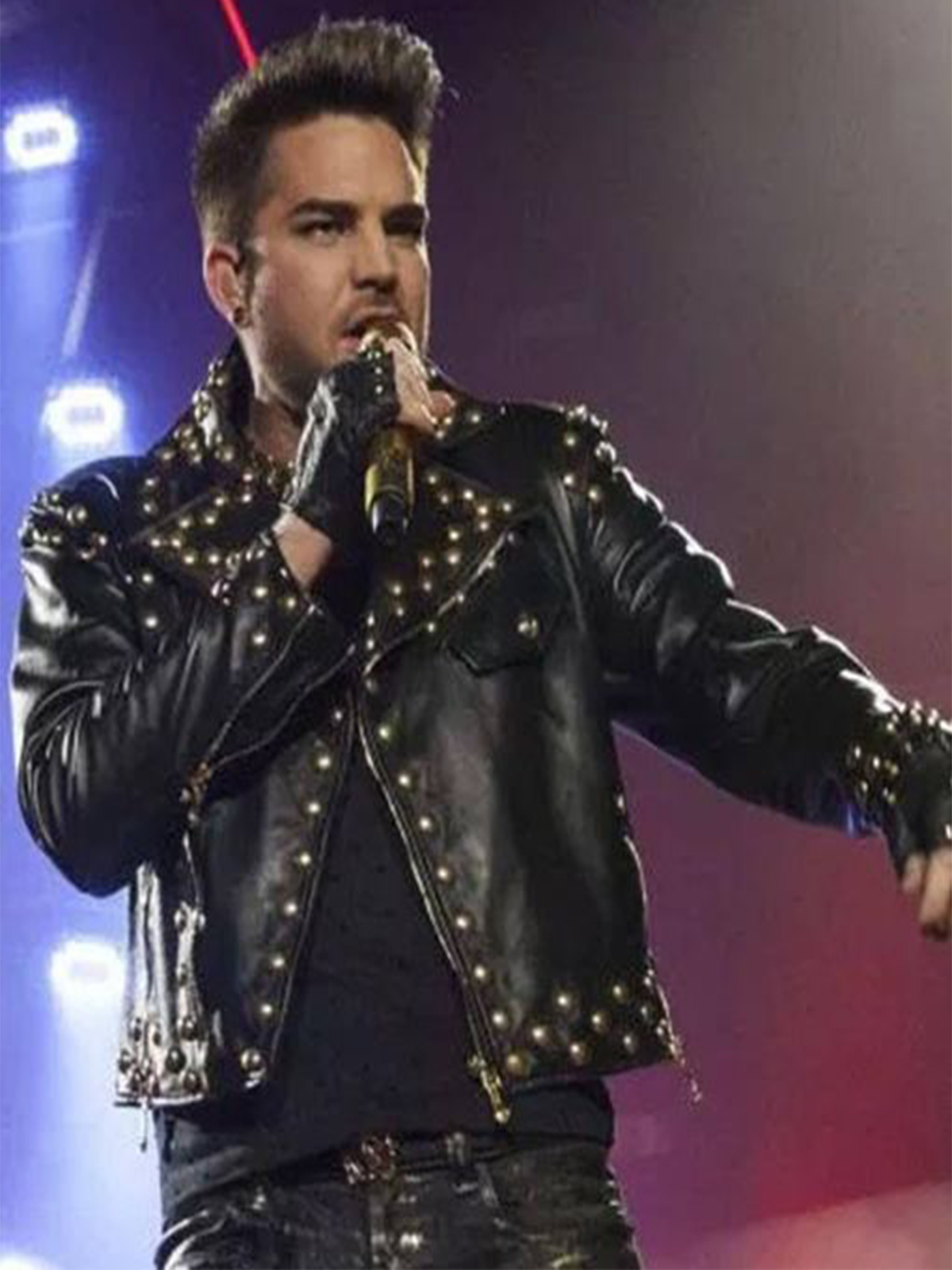 Adam Lambert Black Jacket