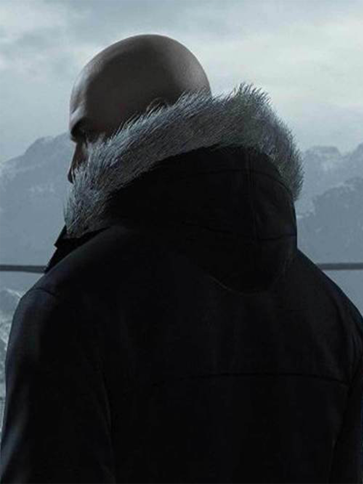 Agent 47 Hitman Cotton Black Parka