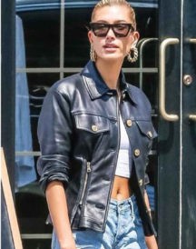 Ailey Rhode Bieber Black Jacket