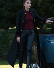 Aiysha Hart A Discovery of Witches Black Coat