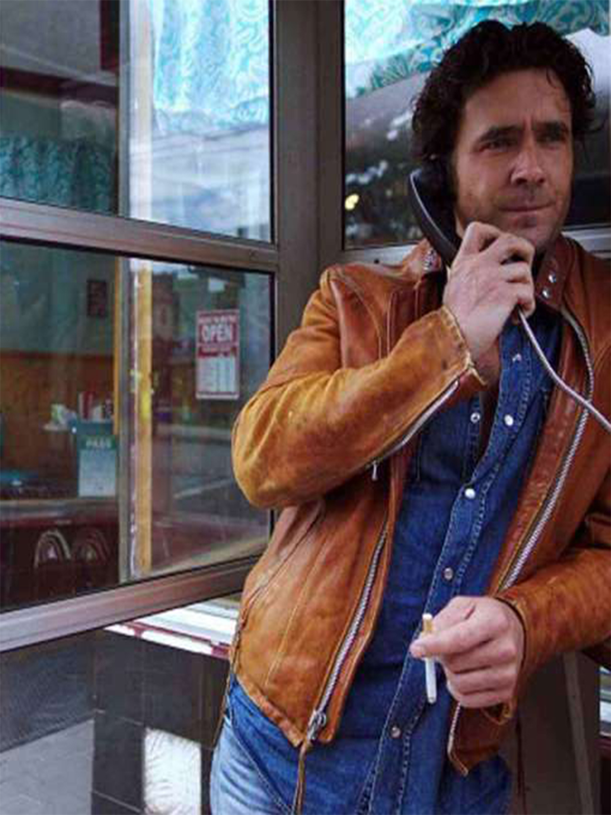 Allan Hawco Caught Leather Jacket